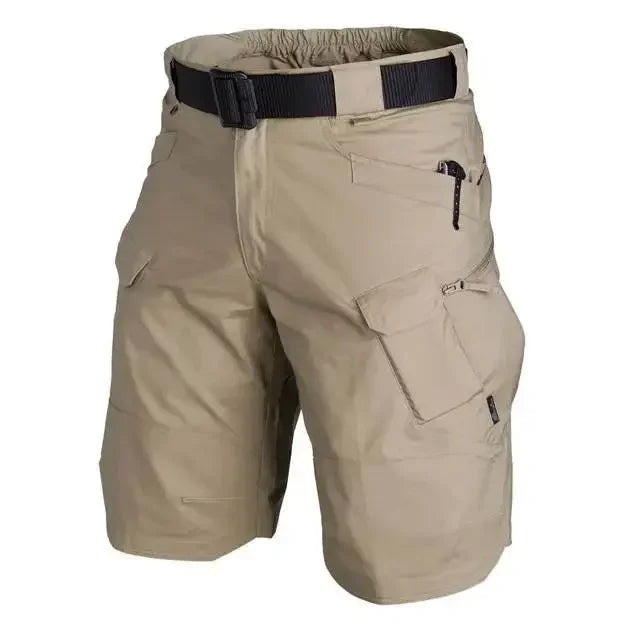 Including Belt Men HuntingShorts Upgraded Waterproof Quick Dry Multi-pocket Short Pants Outdoor Hunting Fishing Cargo Shorts