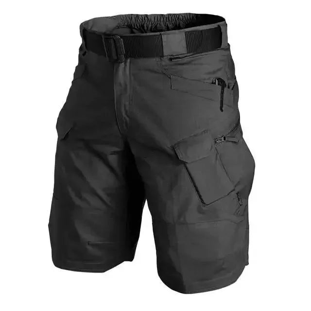 Including Belt Men HuntingShorts Upgraded Waterproof Quick Dry Multi-pocket Short Pants Outdoor Hunting Fishing Cargo Shorts