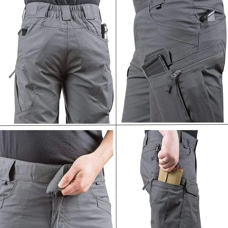 Including Belt Men HuntingShorts Upgraded Waterproof Quick Dry Multi-pocket Short Pants Outdoor Hunting Fishing Cargo Shorts